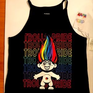 Torrid Foxy Tank rainbow Troll Pride